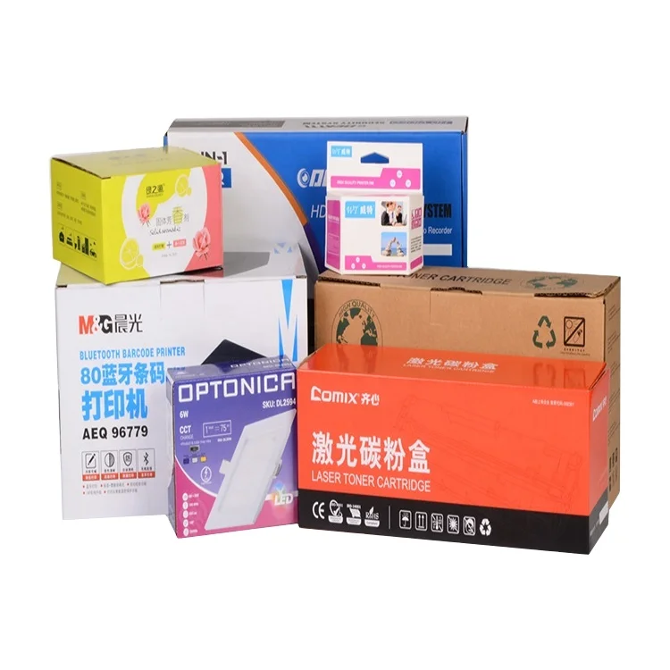 Folding Mailer Paper Box ECO Packaging Boxes for 3D Printer Filament Spool Box