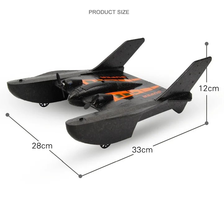AiJH FX815 Rc Glider Remote Control Aircraft Spaceship 2.4GHz EPP Foam Remote Control Aircraft Rc Plane