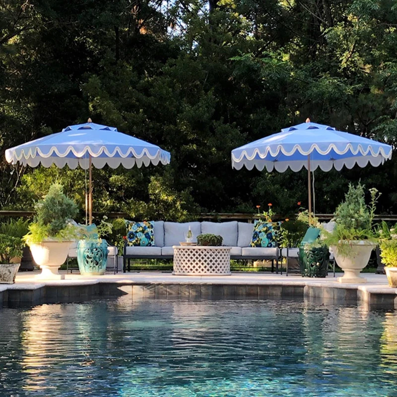 custom patio umbrellas wholesale Displayfactory 9FT Umbrella with Push Button, Portable Outdoor Market Table Umbrella with UV Protection, 4-Rib Windproof Design, Carry Bag Included, Personalized Graphics & Logo Printing : Patio, Lawn Unrivaled in its size and beauty 8' x 8' Custom Saville