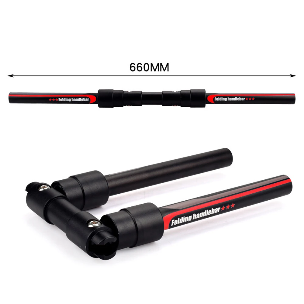 Quick Foldable Bicycle Cycling Handlebar 25.4mm 31.8mm Alloy Stunt Scooter Bar Bike Handlebar MTB Road Folding