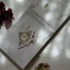 velvet card holder + acrylic