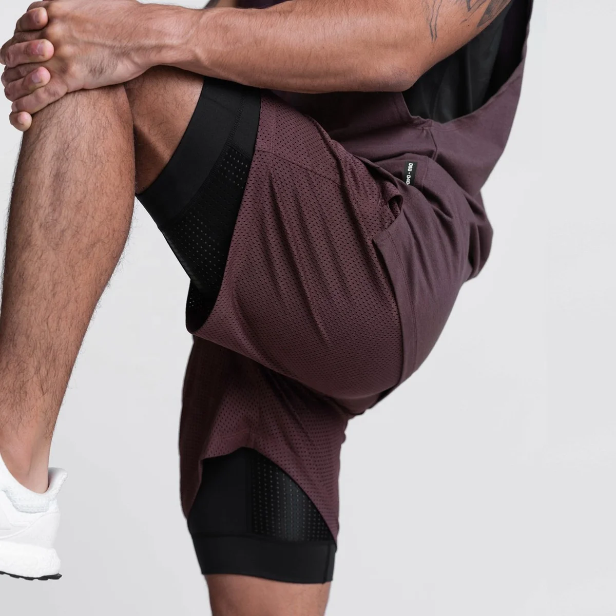 Wholesale Custom Training Essentials 2 In 1 Jogger Athletic Breathable Mesh Running Fitness Wear Dry Fit Gym Shorts For Men