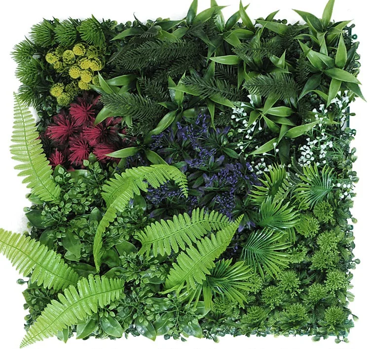 Simulation plant decoration outdoor eucalyptus simulation lawn green plant wall lawn background wall image wall