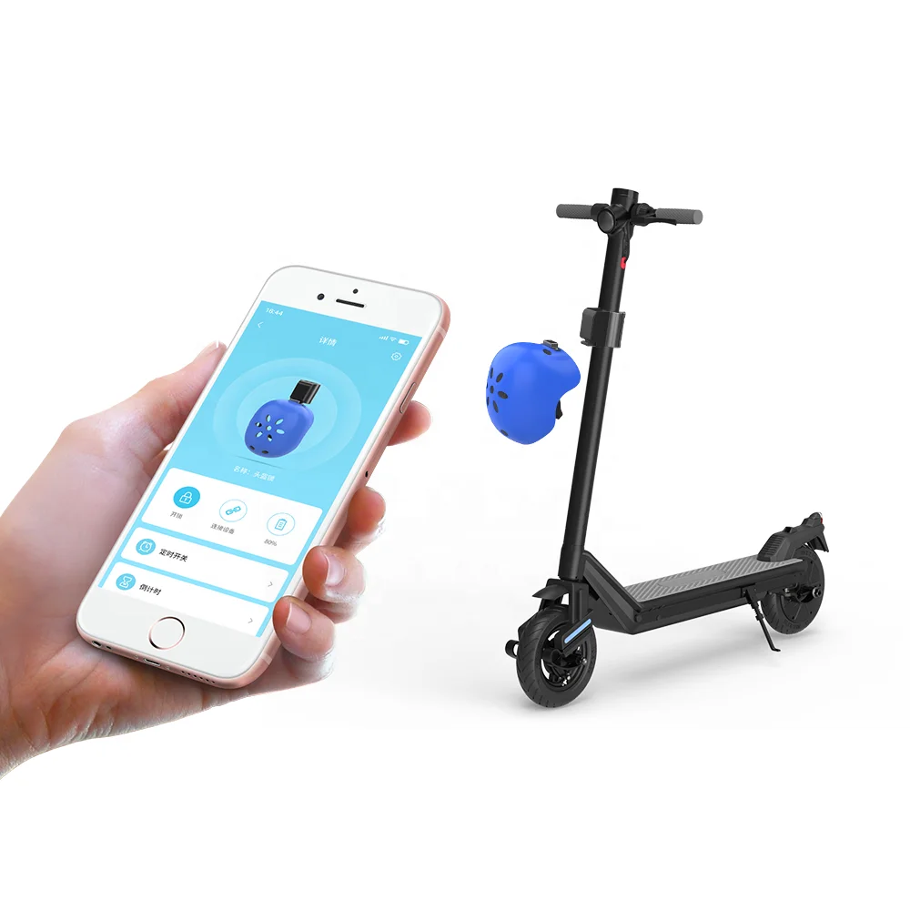 Omni Combination Smart Bike Bluetooths Helmet Lock Factory Supply Wireless BLE  Helmet Locks for Bicycle Motorcycle Security