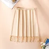 Beige 50CM Half Slip Lace Under Skirt