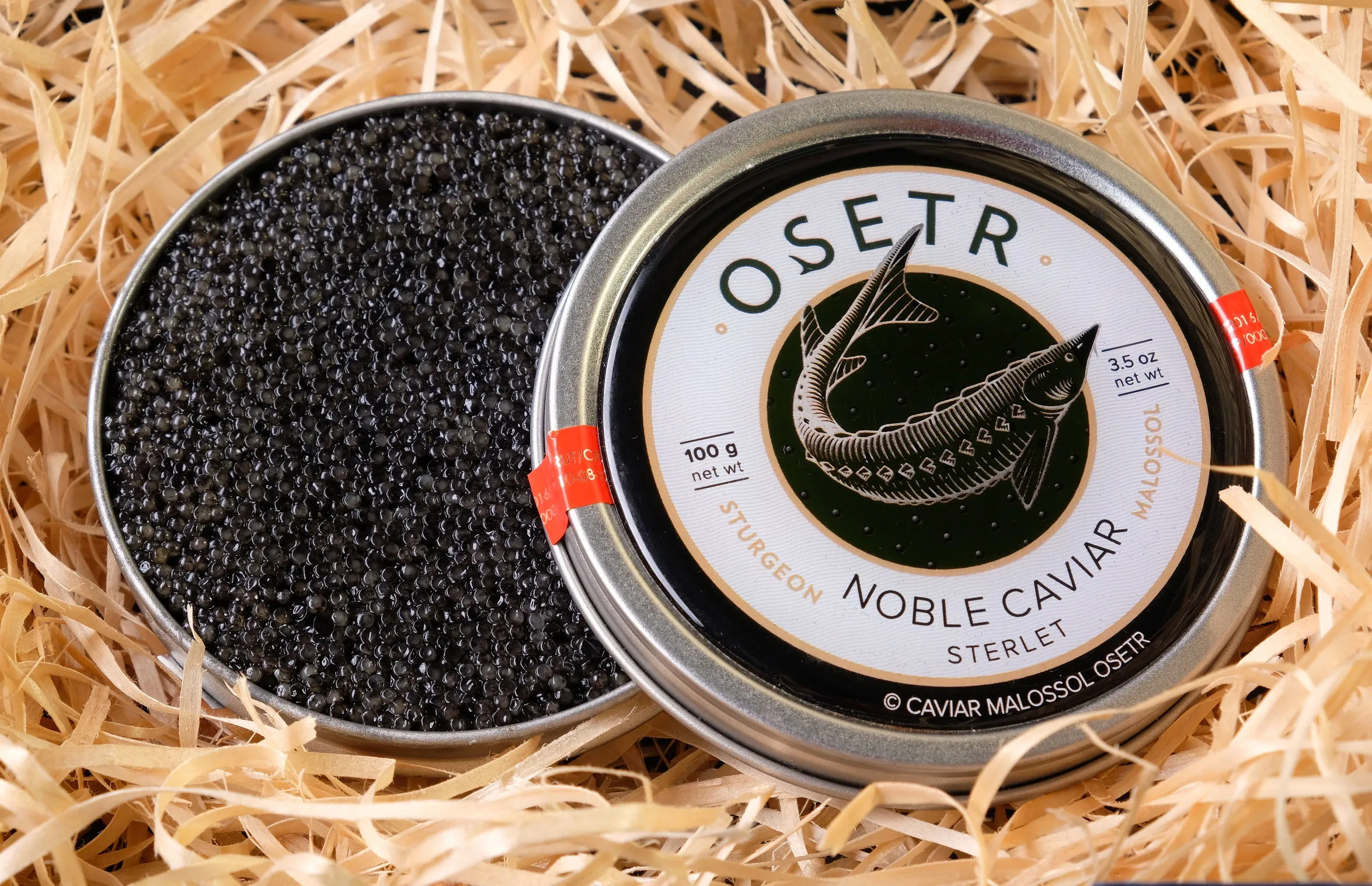 キャビア缶食品グレード缶詰ロシアチョウザメラウンドブルーマグロ