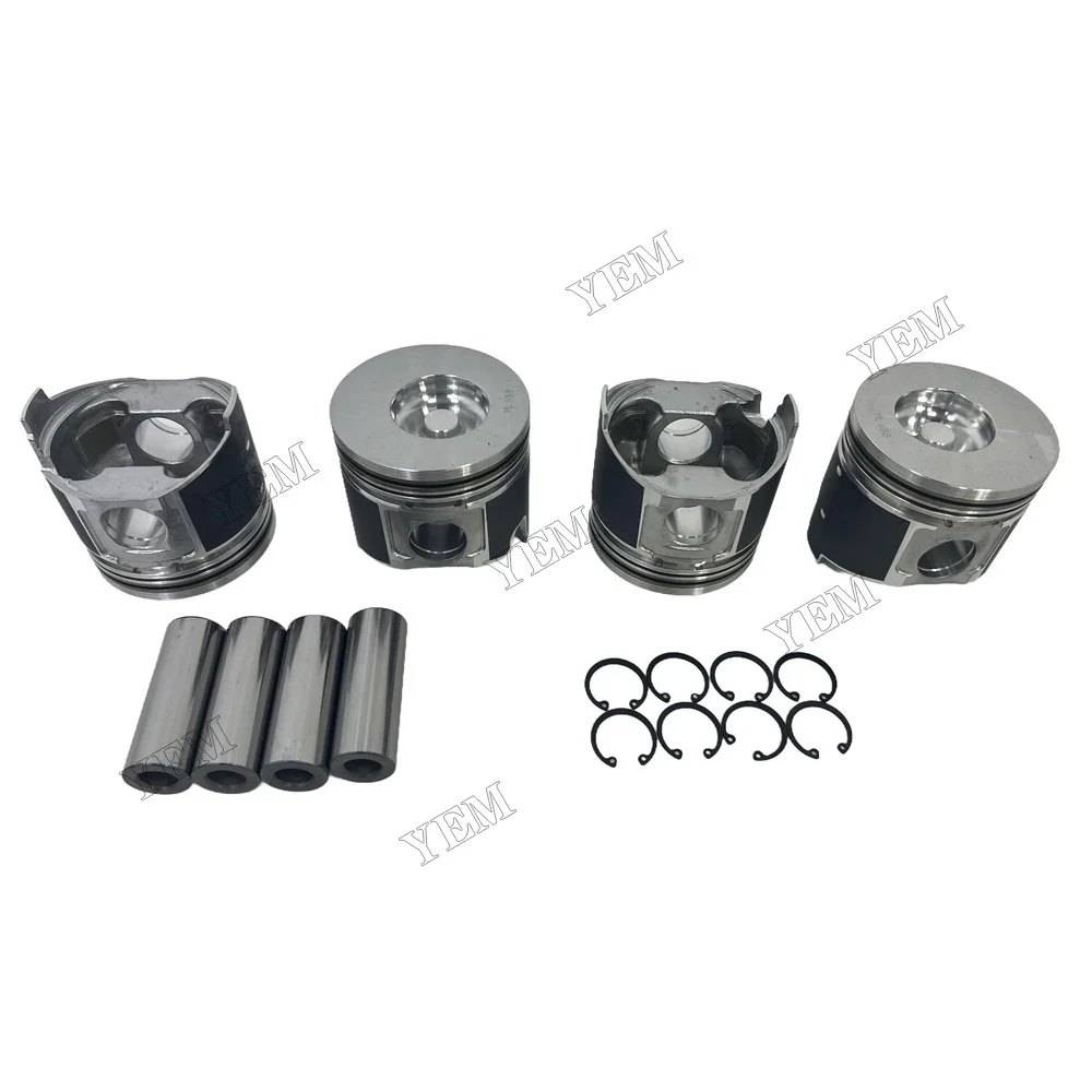 for yanmar 4TNV84T Piston Kit W Ring Set Excavator Diesel Engine Parts 2