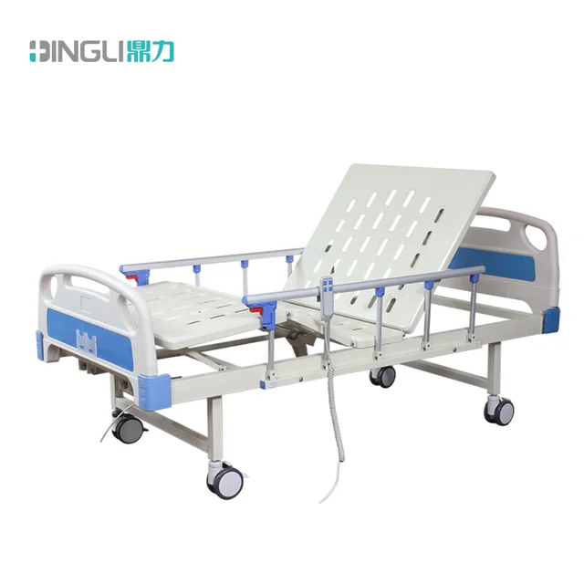 Factory Price Punching Bed Thick Platform 2 Two Functions Adjustable Medical Electric Hospital Bed with Hand Control Remote