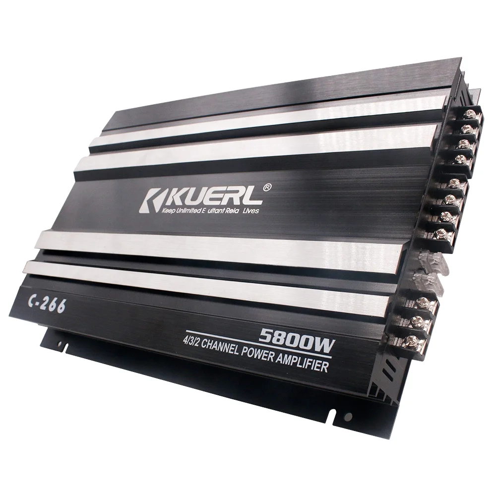 ダチア DUSTER 4チャンネル 5800W カーオーディオアンプ 12V