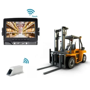 7Inch Wireless CCTV Security Kit with AHD 1080P Forklift Truck Cameras Network Monitor