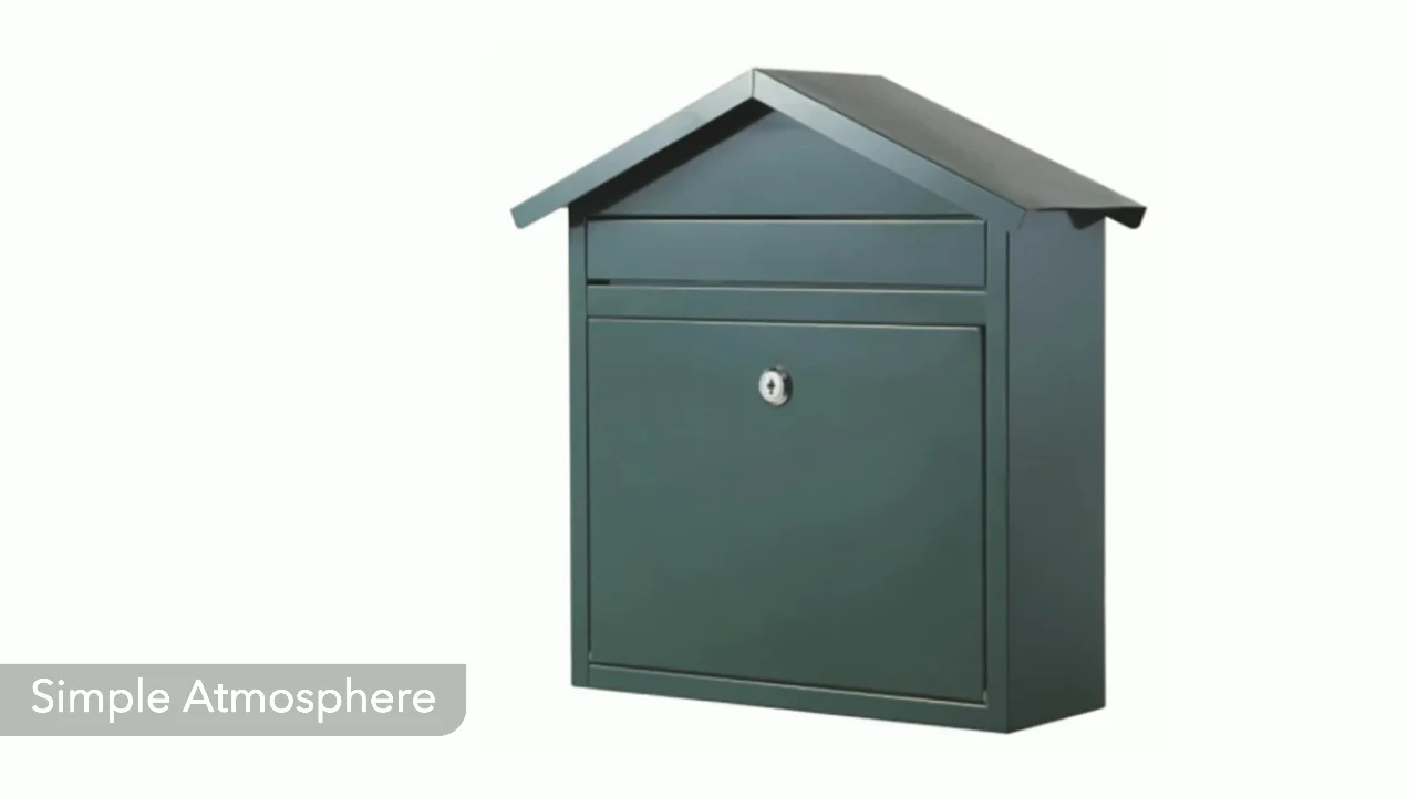 Modern Outdoor Letter Boxes Metal Waterproof American Mailbox Stainless