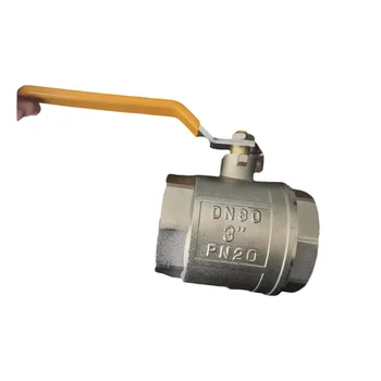 Zinc Alloy PN20 Femail BSP NPT G Thereaded Two Piece Long Iron Handle Ball Valve
