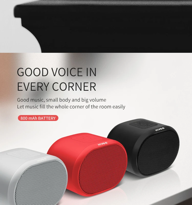 KIVEE High fidelity wireless portable with cheap price blue tooth portable audio bt portable waterproof blue tooth speaker - ANKUX.COM