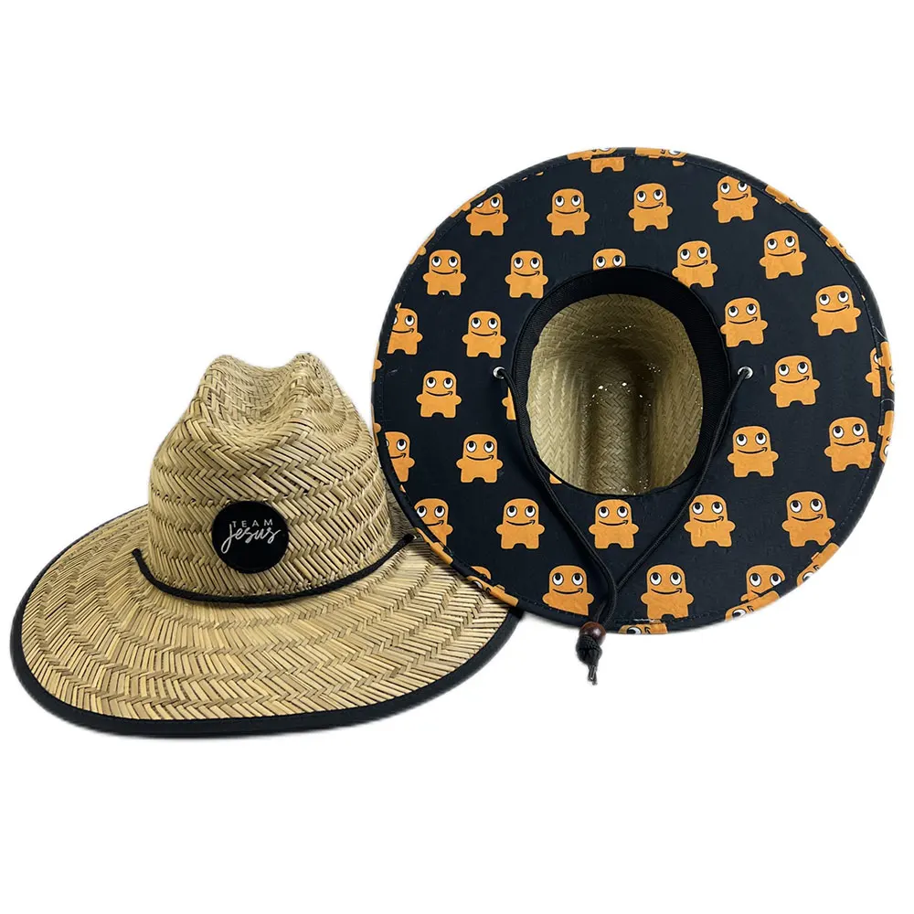 Cappello Panama con logo personalizzato cappello da Surf in erba