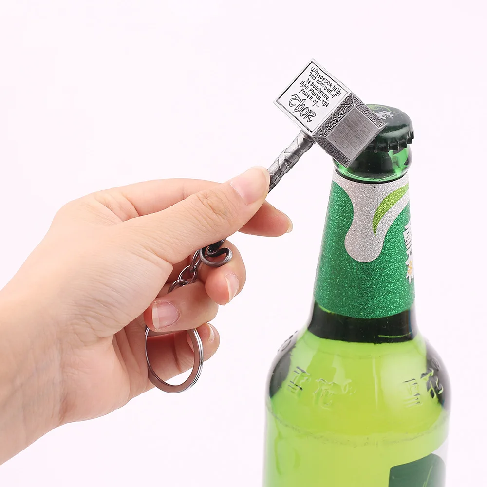 Bronze Thor Hammer Mjolnir Bottle Opener Keychain Buy Cool Bottle