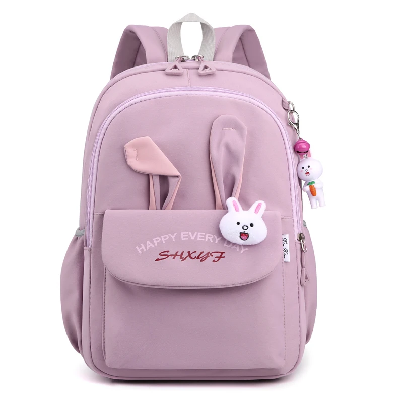 Amazon.com | Kids Backpack for Girls Pink Bunny Preschool Bookbag with  Lunch Box Kindergarten School Bag Set for Young Elementary Students (pink)  | Kids' Backpacks