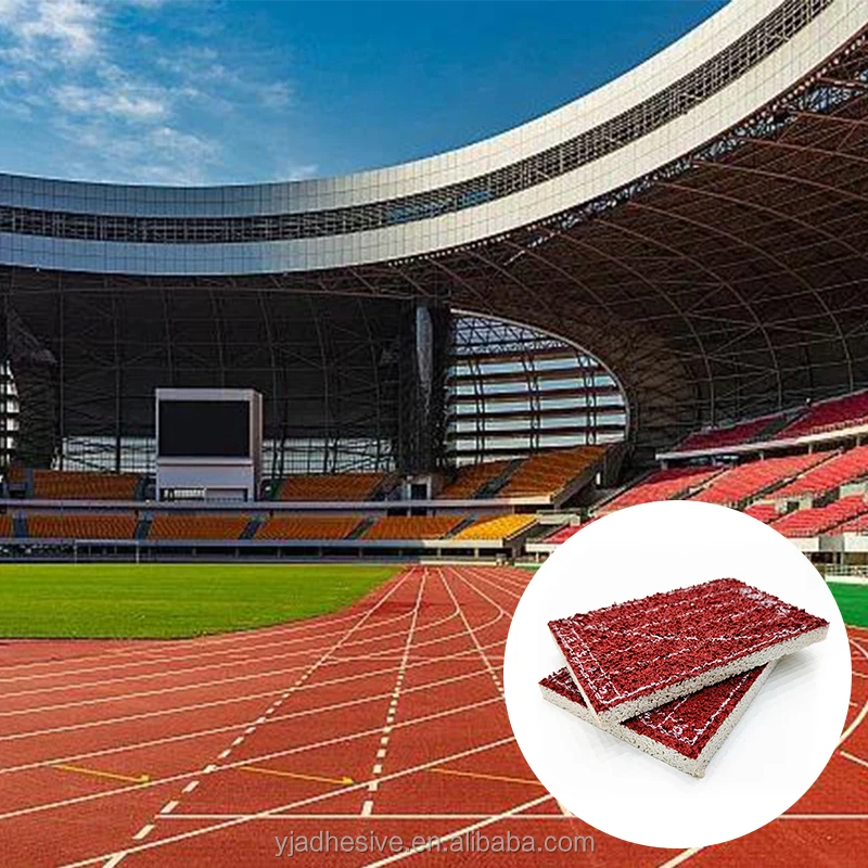 IAAF Approved Outdoor Running Track Durable Athletic Materials