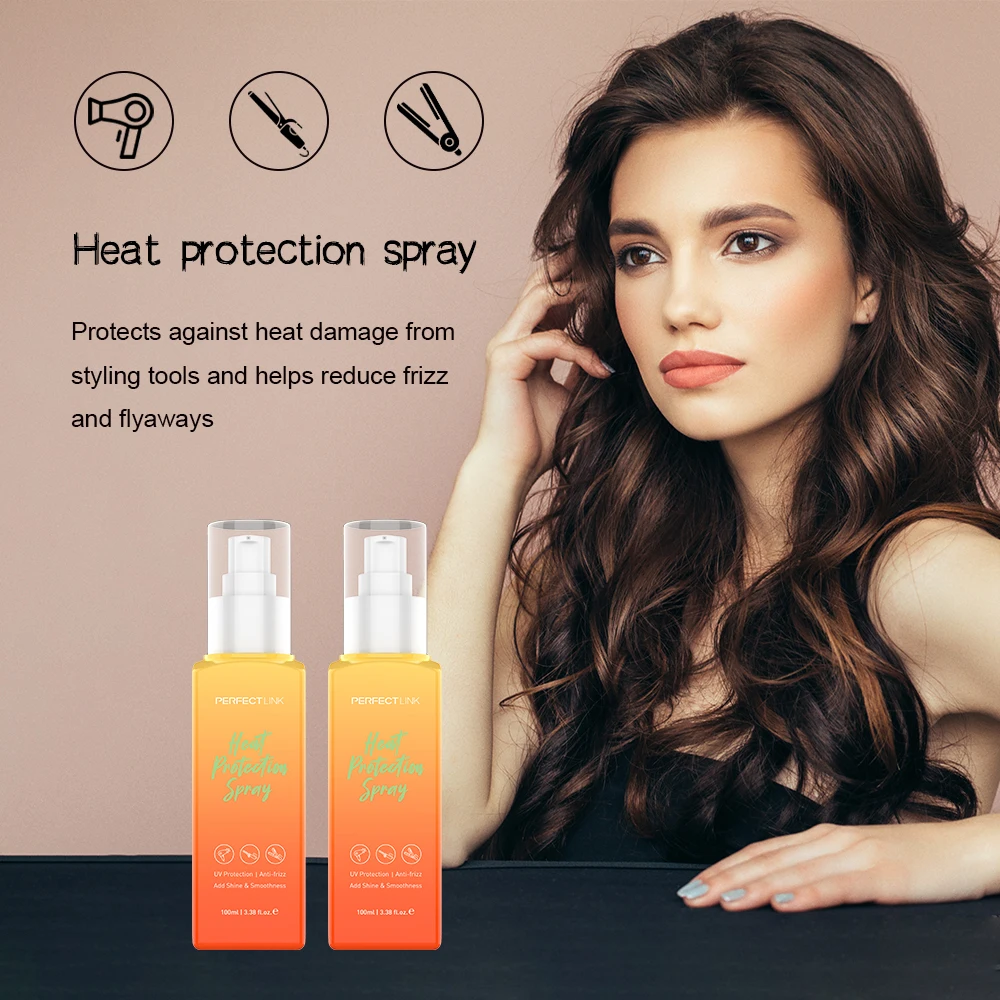 Heat Protect Spray China Manufacturer Organic Jojoba Oil Silky Hair