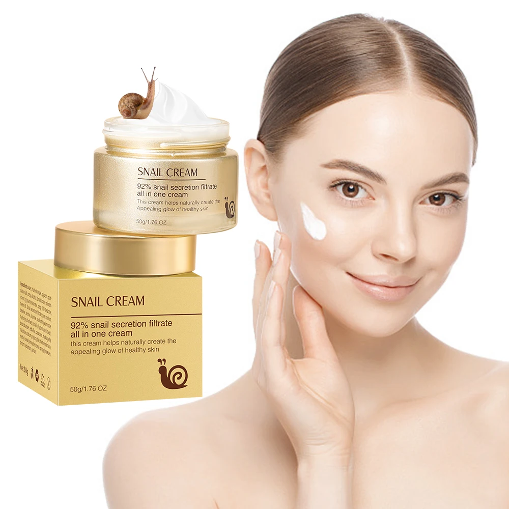 女性用美容フェイスクリーム保湿栄養修復にきび除去カタツムリフェイス