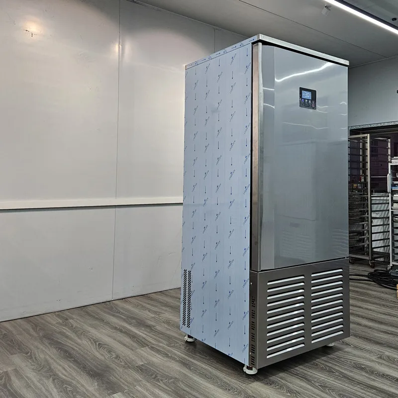 Top or Bottom Mounted Condensing Unit Blast Chiller for Home with Solid Door Quick Freezing Cabinet