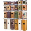 Seau à grains transparent en pp de 24 pièces