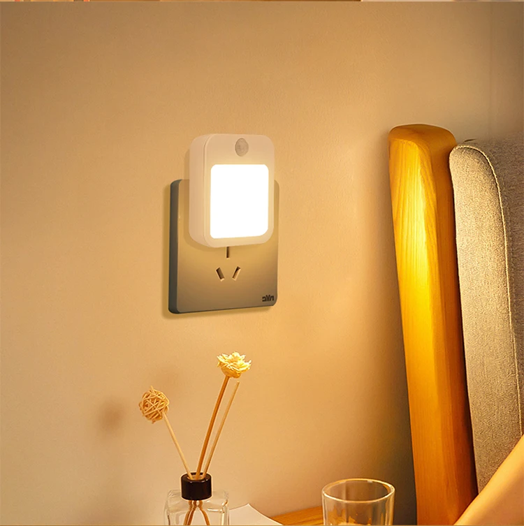 us plug in dusk to dawn sensor wall nights lamp square for bedroom hallway stairs corridor 110v 220v-42