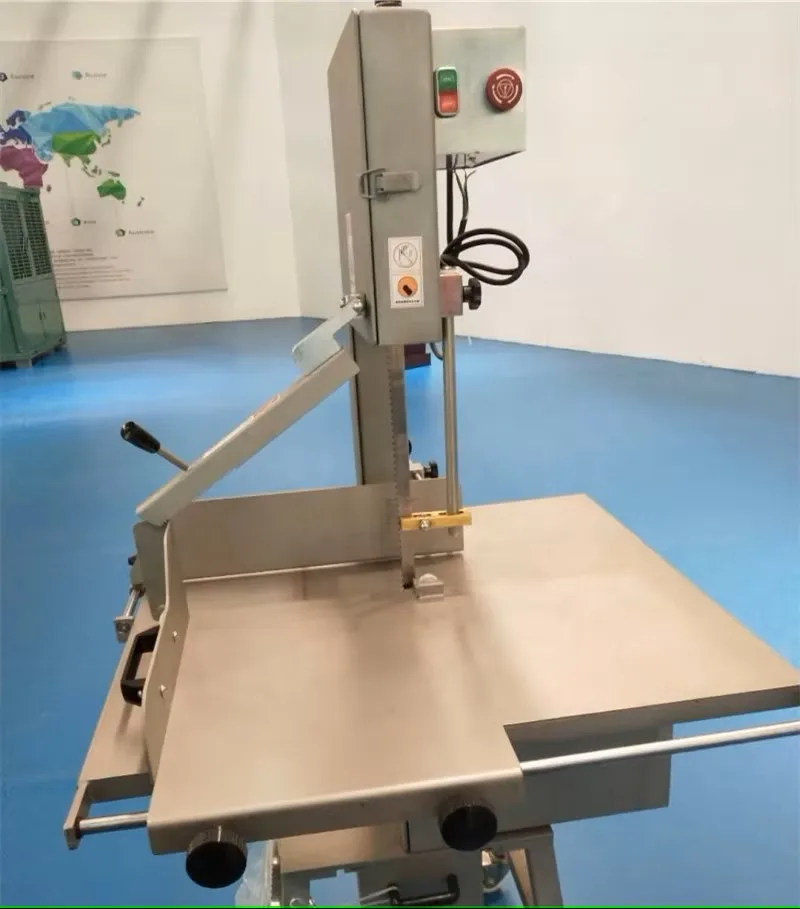 Stainless steel vertical industrial meat and bone cutting machine
