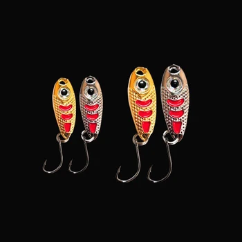 Hot Sale Cheery 3/5g Metal Spoon Fishing Lure Bait with Hook for Carp Bass Trout in River Lake Stream Direct From Factory – Metal Jig – view 3