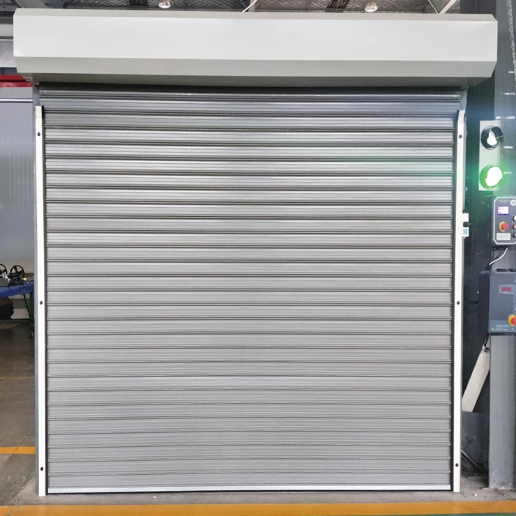 Modern white steel windproof anti-theft warehouse door Rolling shutter door manufacture