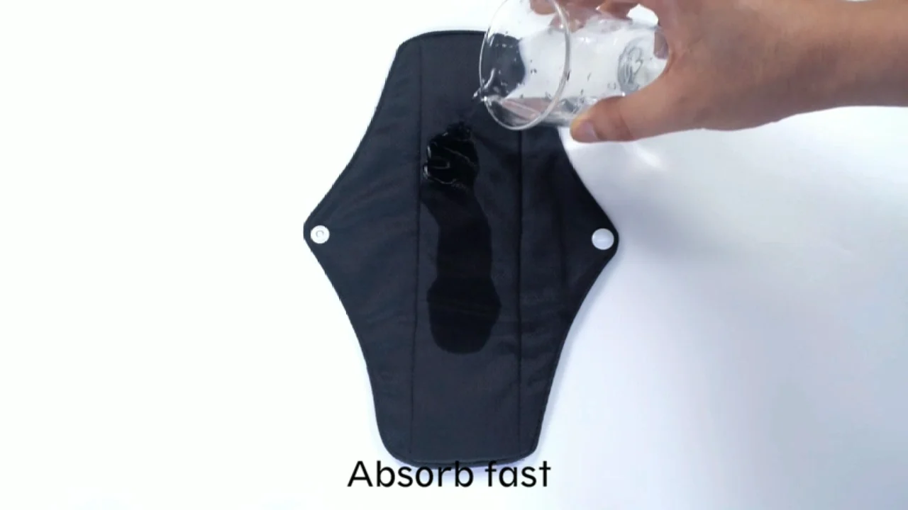 Oem Reusable Menstrual Sanitary Pads Custom Packaging Menstruation Pads