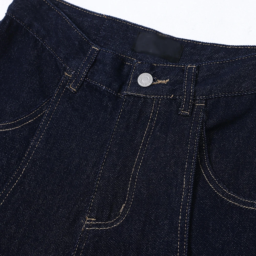 Clothing Manufacturers Raw Denim Straight Loose Custom Denim Shorts Men Men's Shorts