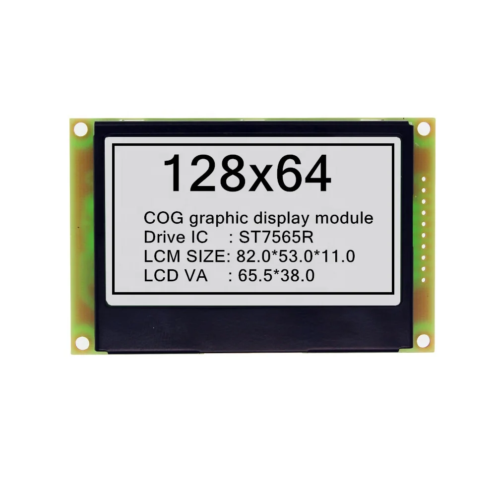 128X64 COG GRAPHIC LCD DISPLAY MODULE LCD LANDSCAPE SCREEN