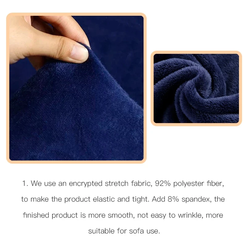 Современный плюшевый чехол для дивана в гостиную L-образный высококачественный Эластичный растягивающийся чехол для дивана и кресла шезлонг