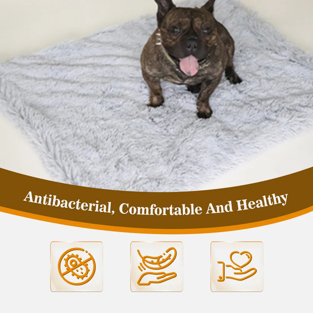 Washable Pet Blanket Premium Fluffy Flannel Fleece Cushion Soft and Wa - product detail 2