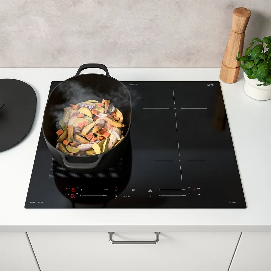 Microcrystalite Glass Built in 4 Four New Cooking Zone Booster Induction Hobs Cooker Cooktop Cookstove CE CB KC ERP EMC