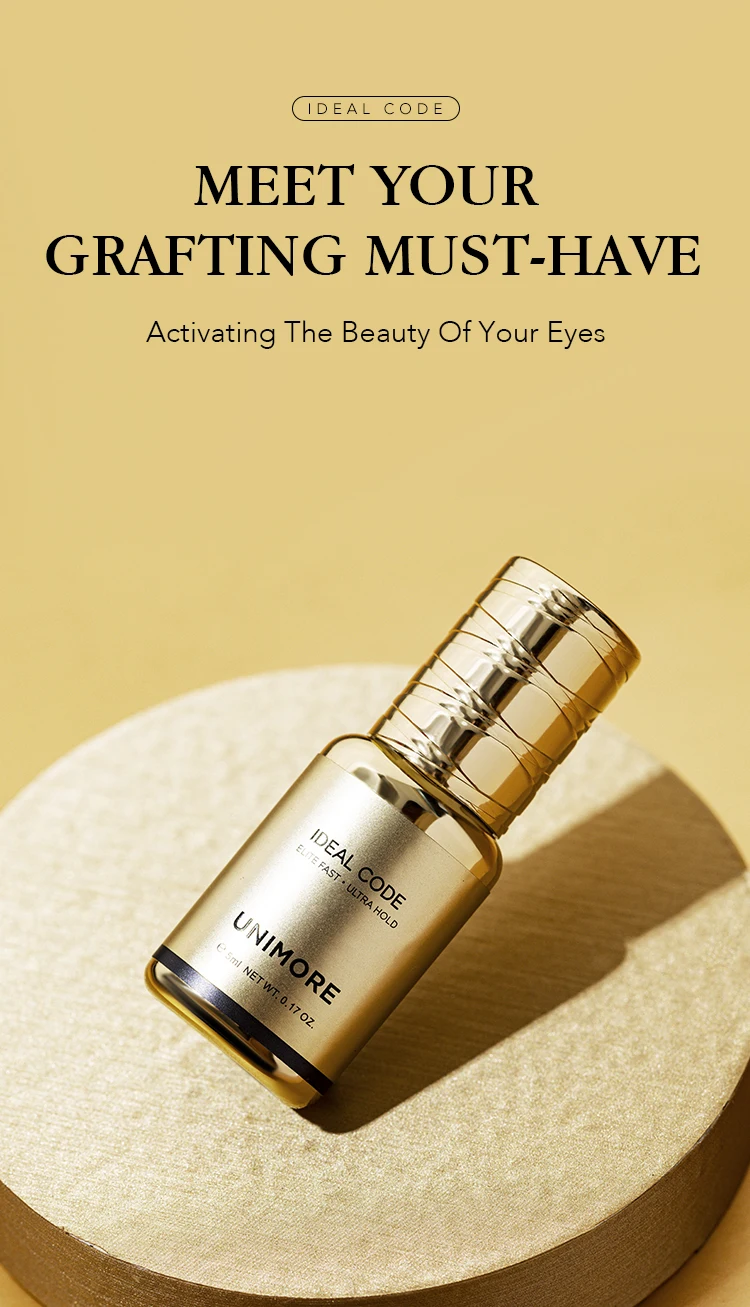 Unimore Japan Top Eyelashes Glue Permanent Materials Storage