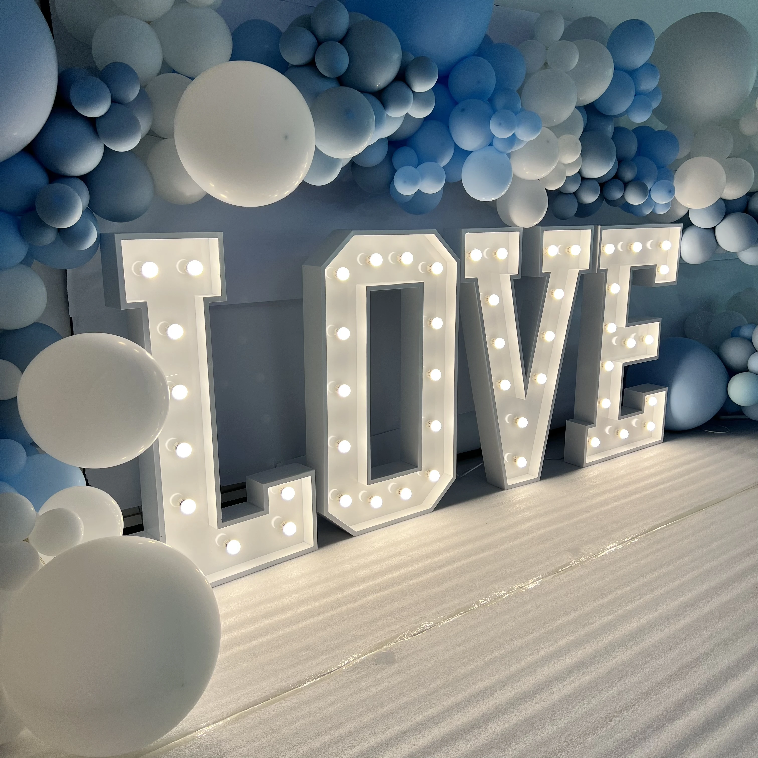 特注4フィート大型「Marry Me」ライトアップ装飾、大きなマーキー