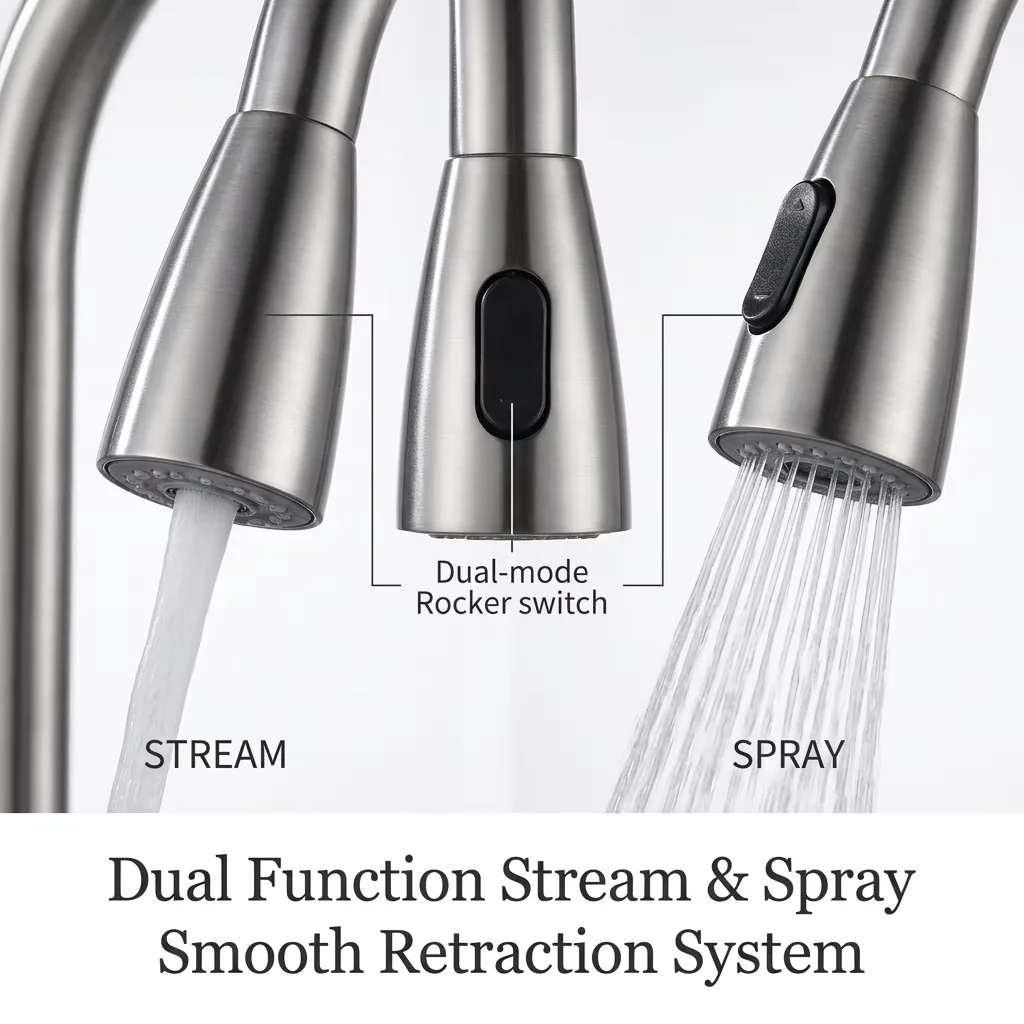 Hot cold water faucet ceramic cartridge technology Ceramic kitchen faucet internal valve mechanism