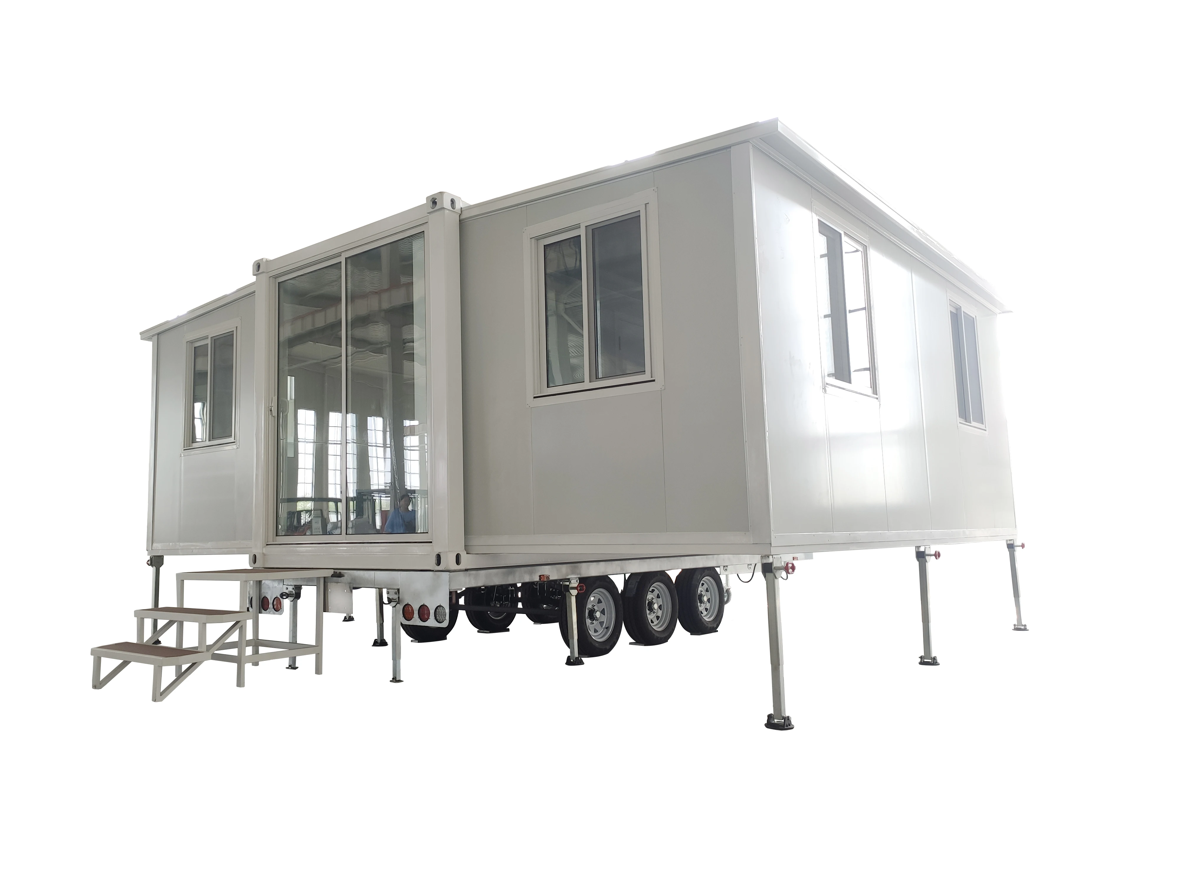 Selling Out New Self-propelled Container Prefabricated Housing Office Trailer