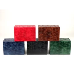 Оптовая продажа персонализированная игра Yugioh MTG Sports TCG играющая с карточками из искусственной кожи кожаная коробка для