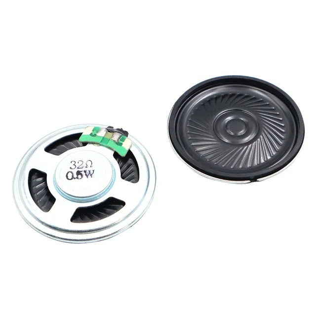 32 Ohms 0.5 Watt Speaker Micro Mylar 40MM Internal Magnetic Mylar Diameter 40 MM 32Ohm 0.5W Speaker For Headset Mobile phone