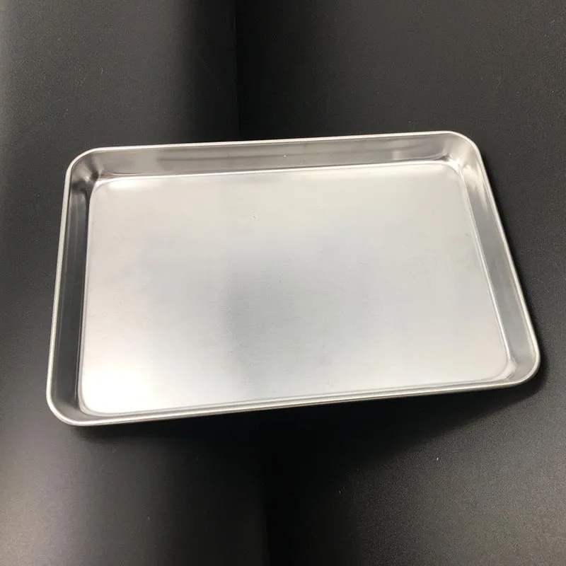 Multiple Sizes Stainless Steel Rectangular Baking Tray Bakery Oven Tray  Restaurant Food Serving Display Storage Tray - China Rectangular Stainless  Steel Tray and Stainless Steel Baking Tray price