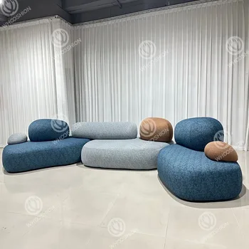 new cobblestone stone nature design fabric sofa set modular sectional moroso pebble rubble furniture sofa