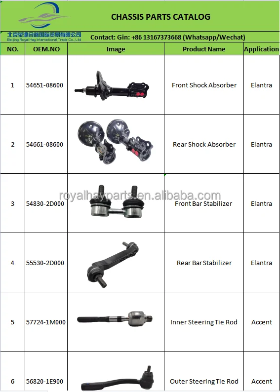 54651-S6000 Shock Absorber for Hyundai IX35 - Durable & Reliable