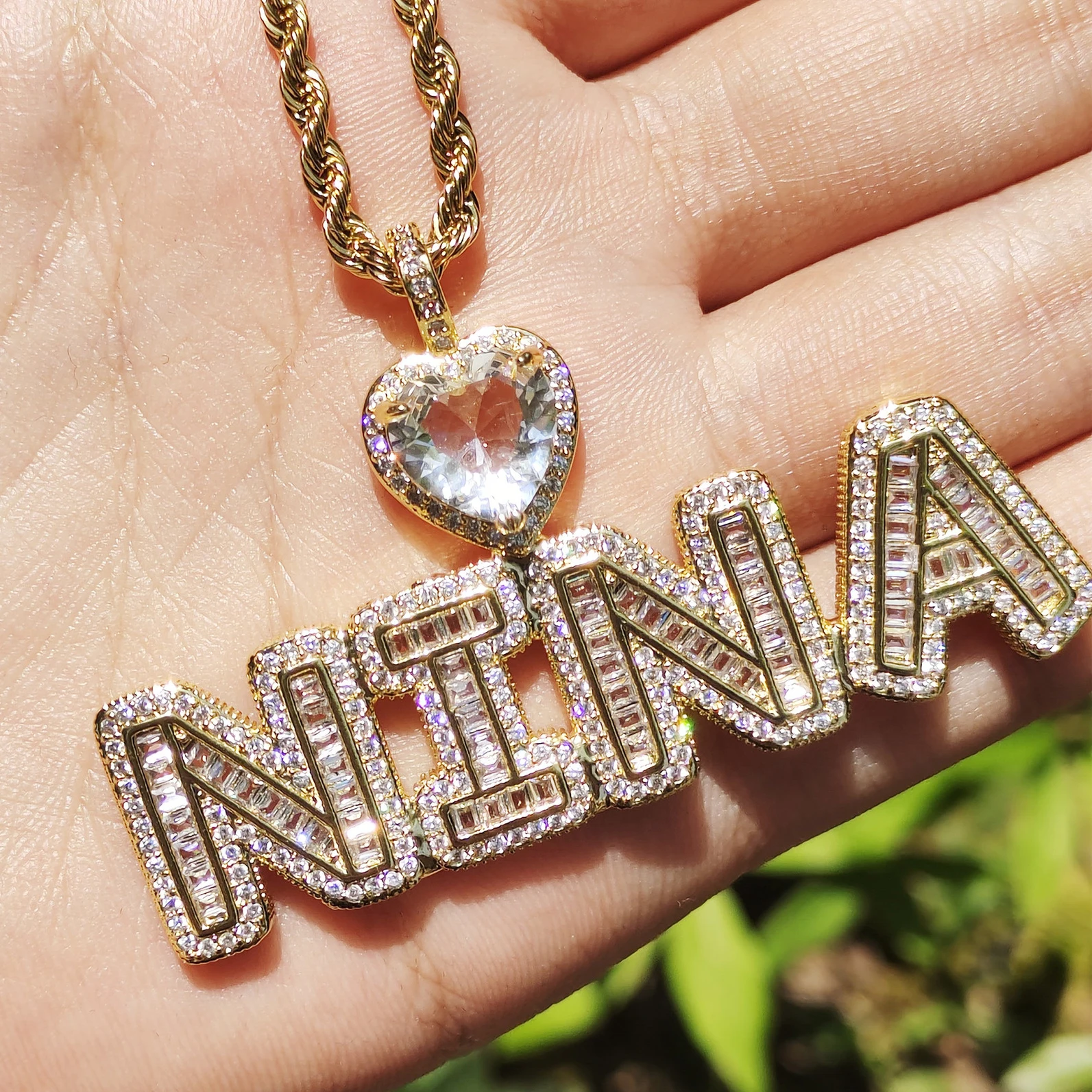 DIY Hip Hook Jewelry - Customizable CZ Pendant Necklaces