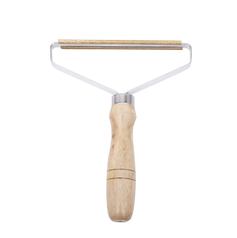 china hot selling wooden metal clothing shaver shave wool implement portable lint remover