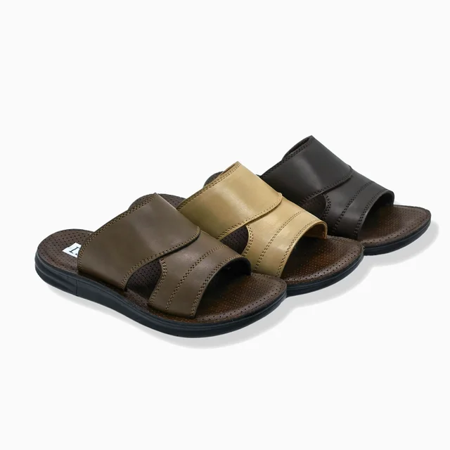 High-quality new trendy boys' leather sandals