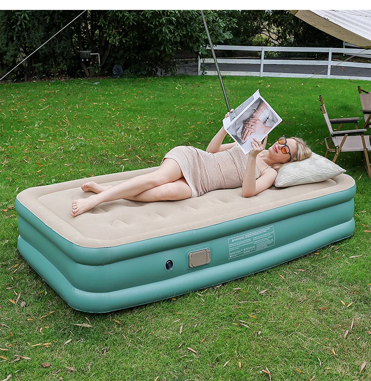 Modern Design 1-3 Person PVC Soft Inflatable Bed - Durable & Portable