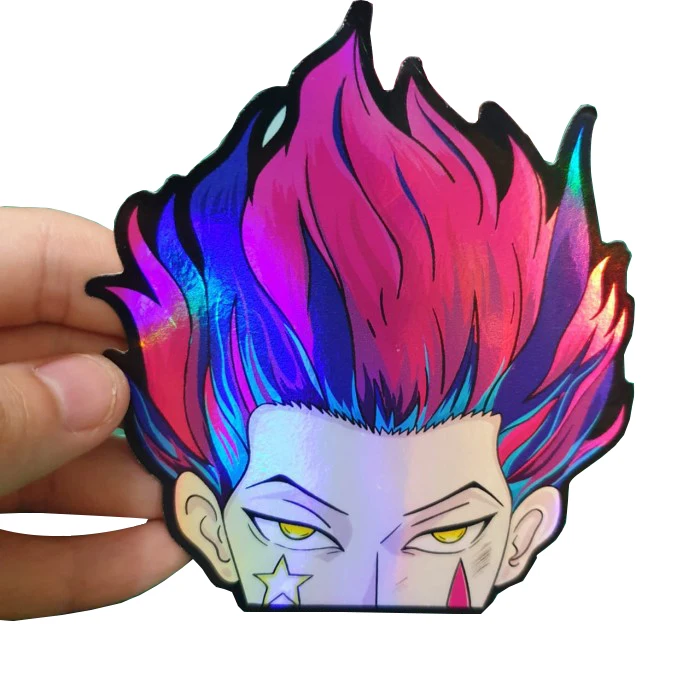 Holographic Stickers Anime - Customizable & Anti-counterfeit