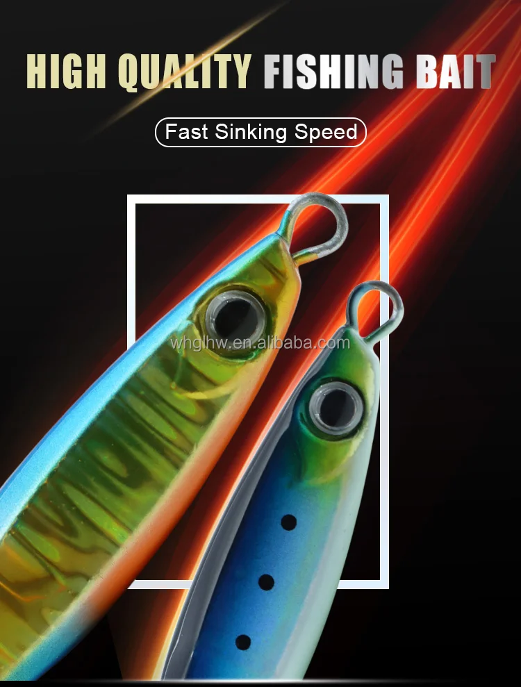 Thorforce Lead Fishing Baits Metal Jig Lure Luminous Fishing Lure Hard